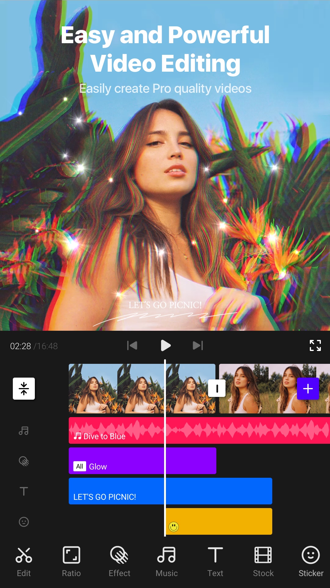 اسکرین شات 1 برنامه VITA - Video Editor & Maker