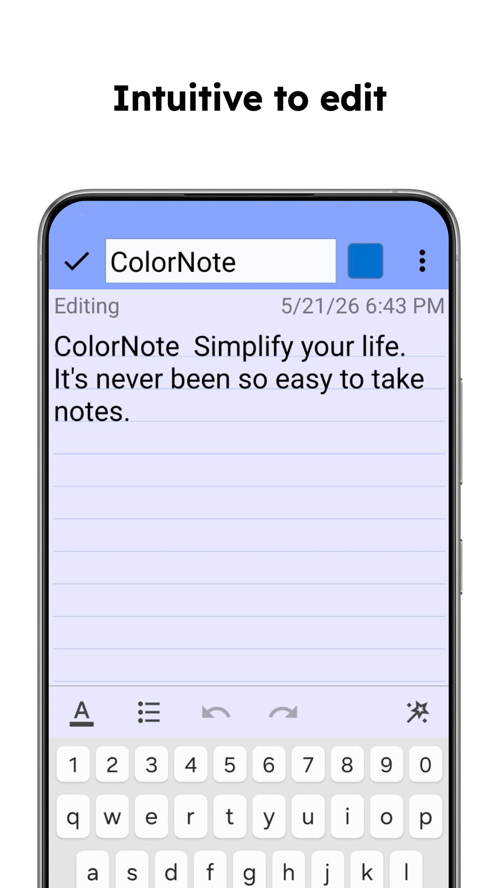 اسکرین شات 3 برنامه ColorNote Notepad Notes