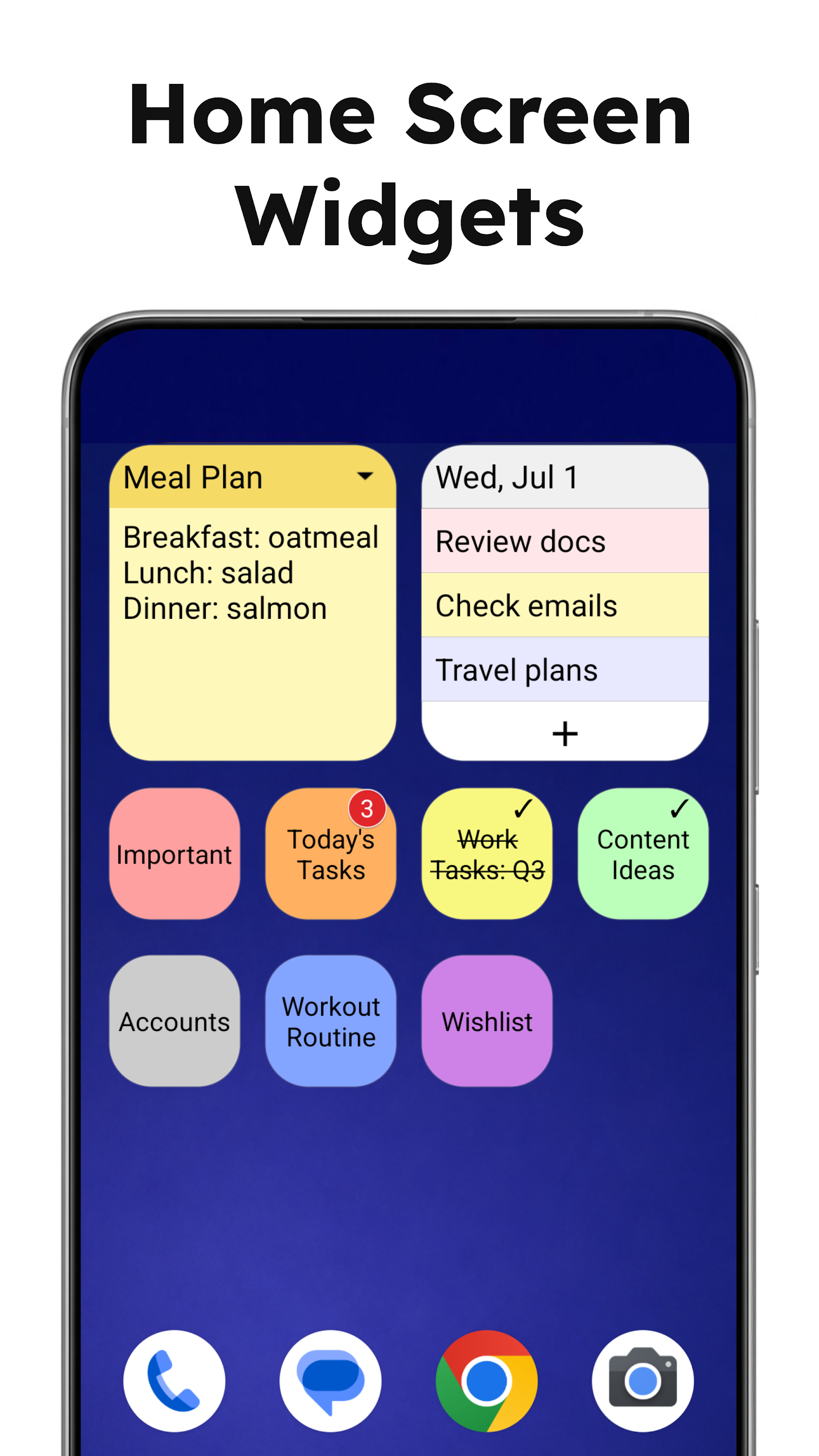 اسکرین شات 2 برنامه ColorNote Notepad Notes