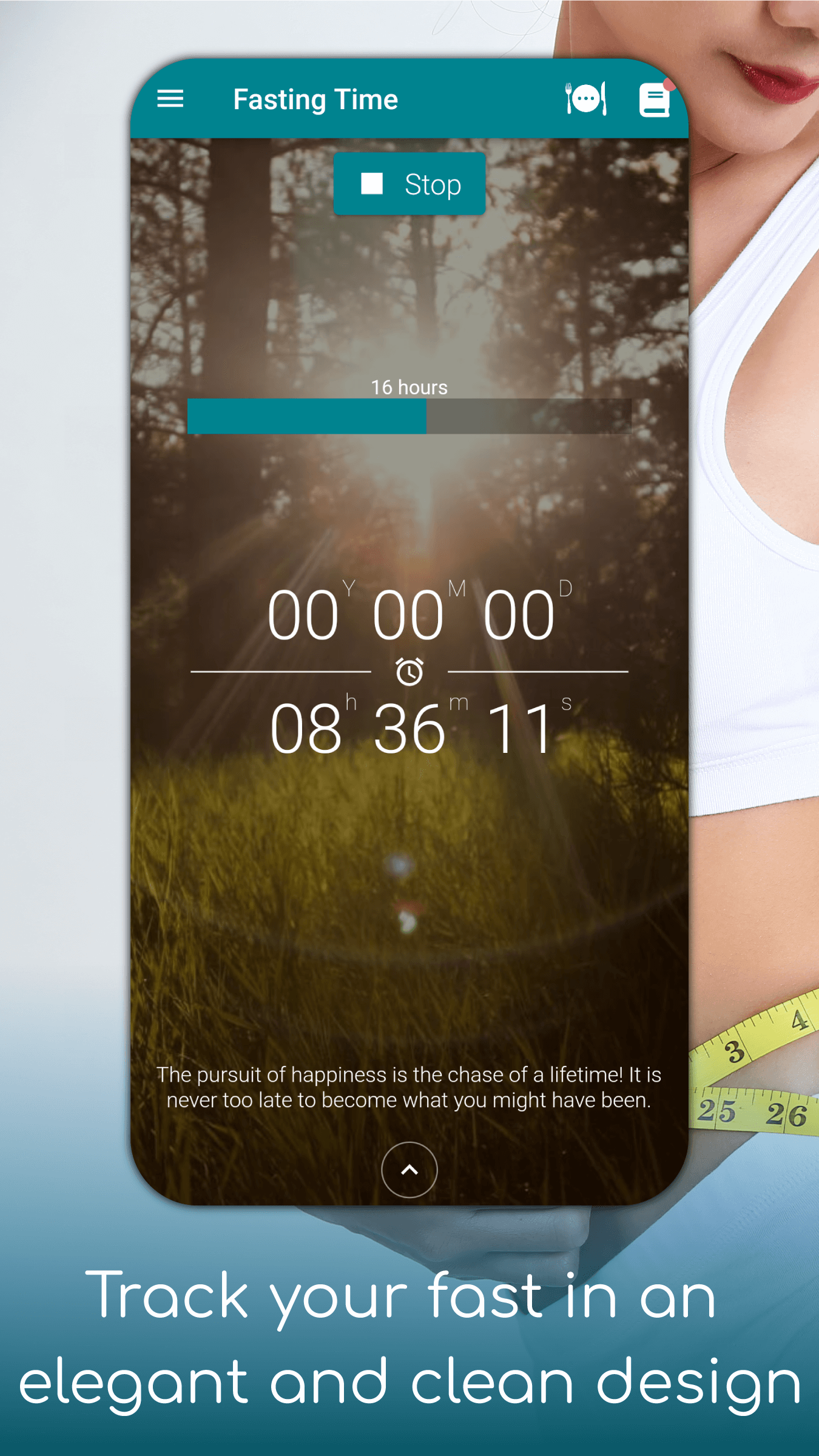 اسکرین شات 4 برنامه Fasting Time Intermittent Diet