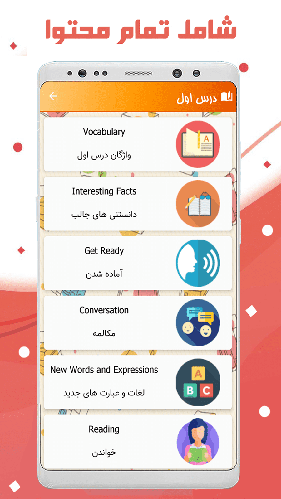 اسکرین شات 1 برنامه ‏‏زبان انگلیسی دوازدهم