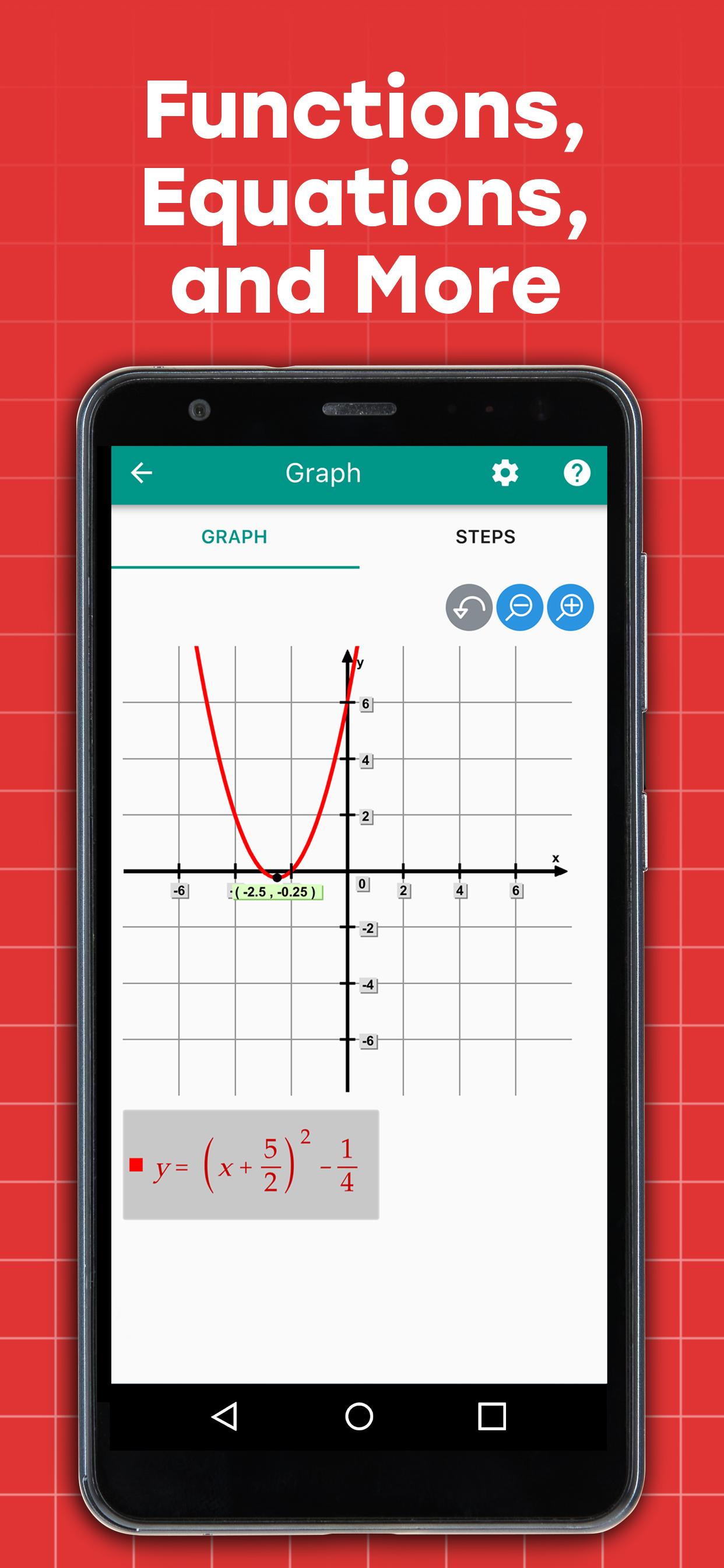اسکرین شات 3 برنامه Algebrator-step-by-step solver