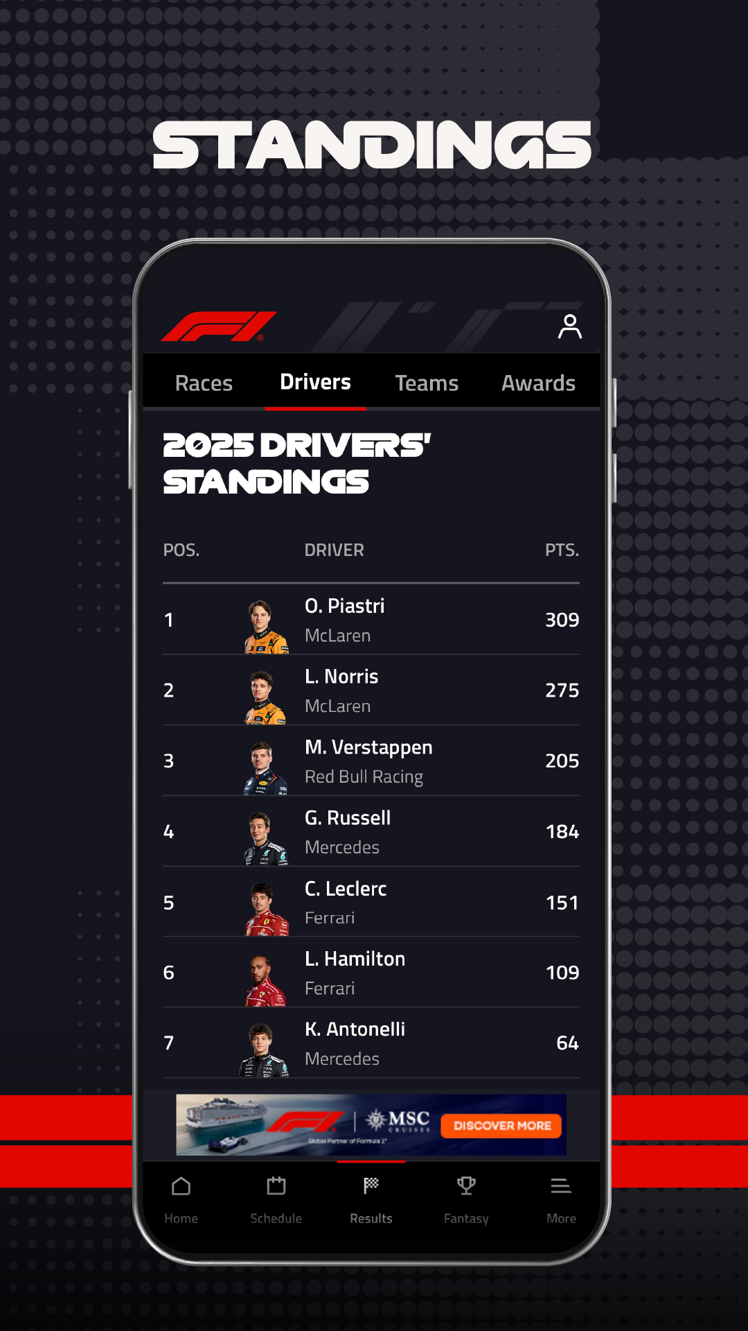 اسکرین شات 5 برنامه Formula 1®