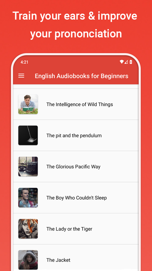 اسکرین شات 3 برنامه Learn English Stories Offline
