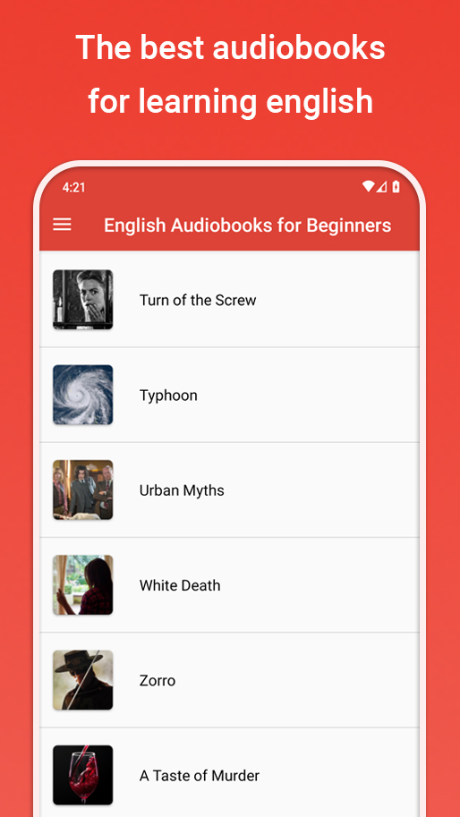 اسکرین شات 1 برنامه Learn English Stories Offline