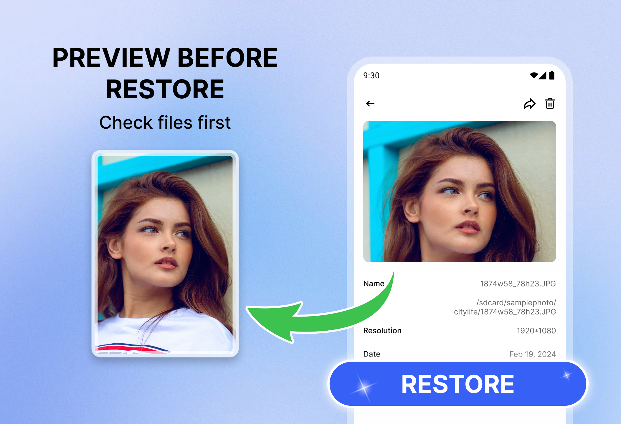 اسکرین شات 2 برنامه File Recovery - Photo Recovery