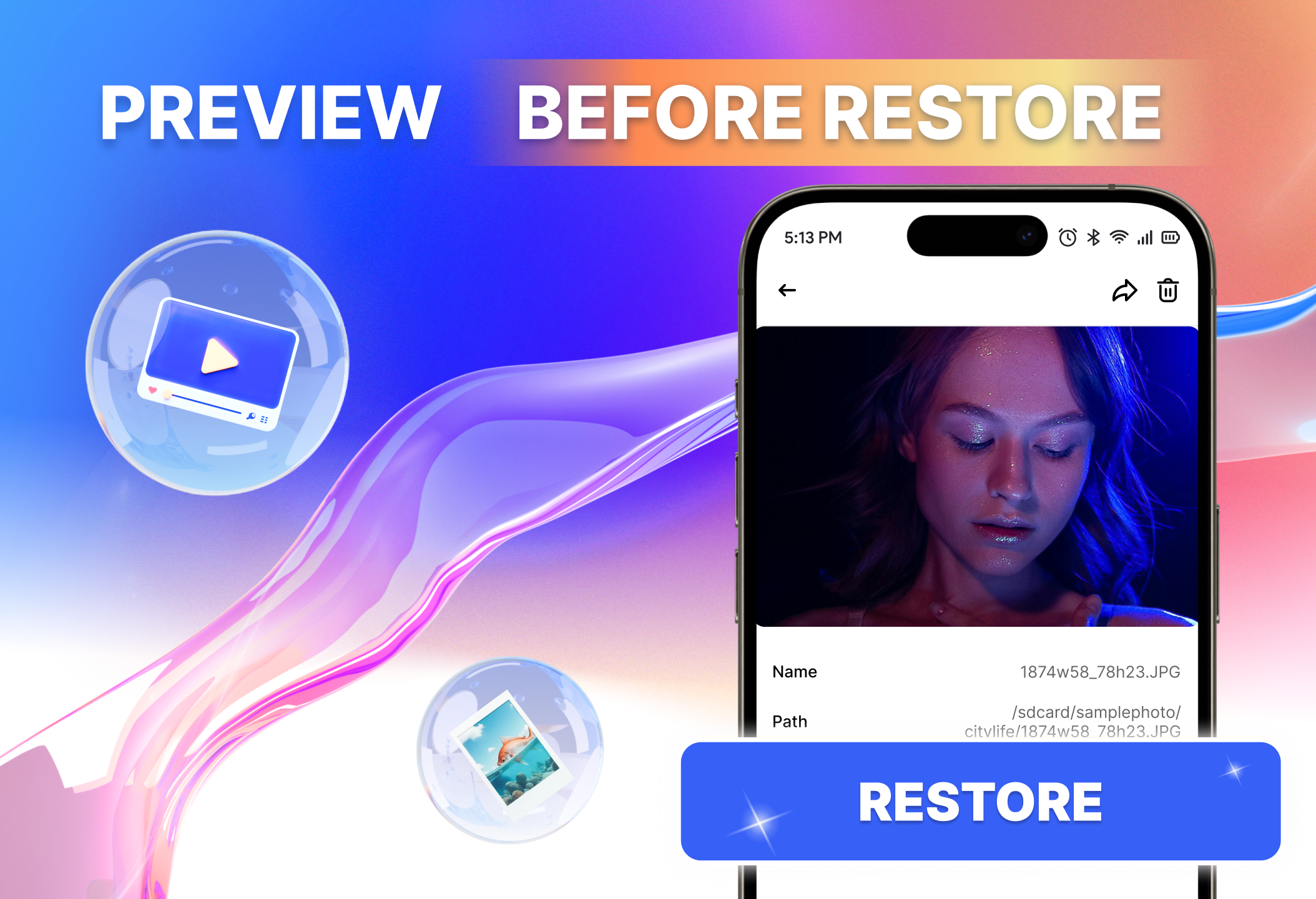 اسکرین شات 5 برنامه File Recovery - Photo Recovery