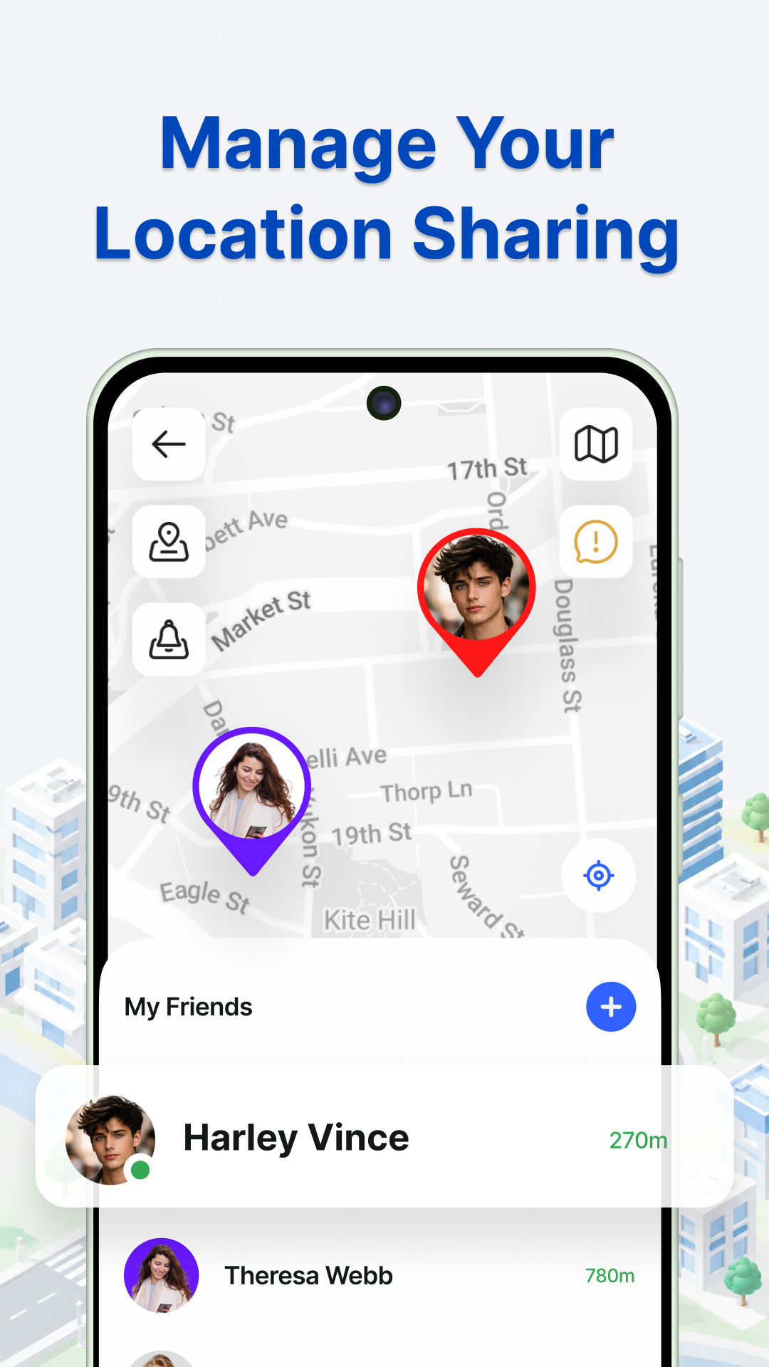 اسکرین شات 2 برنامه GPS Location Tracker for Phone