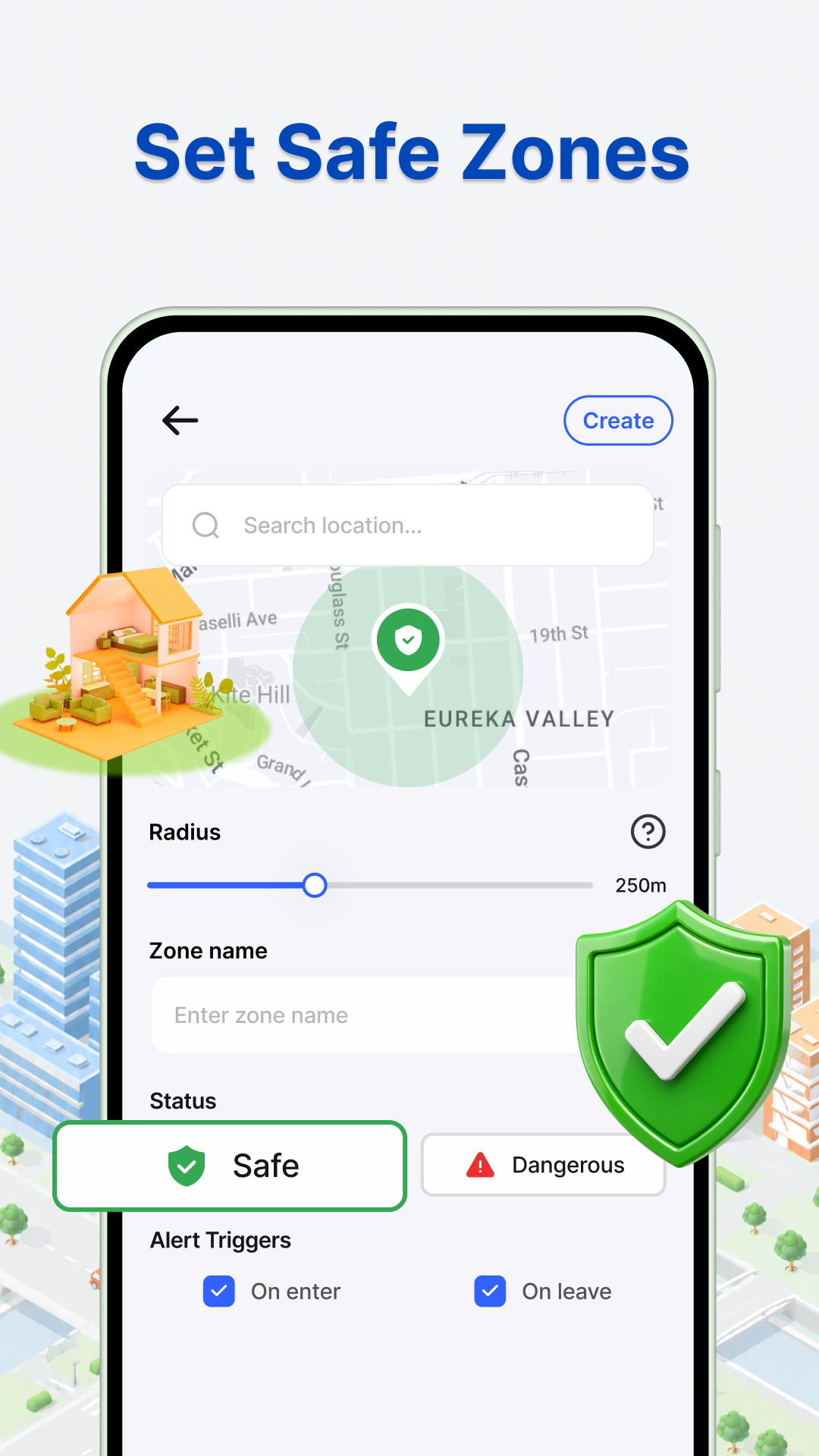 اسکرین شات 4 برنامه GPS Location Tracker for Phone