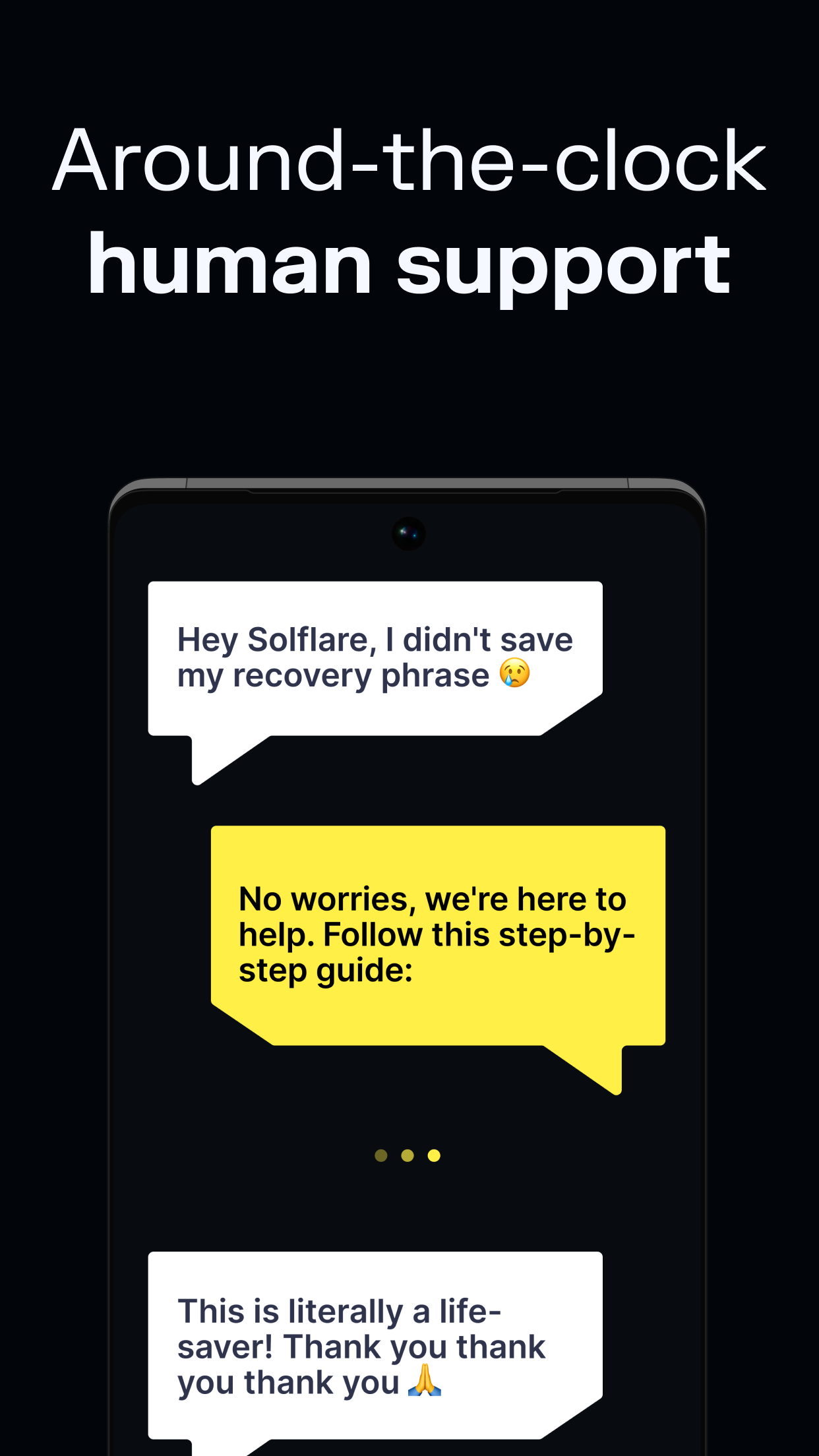 اسکرین شات 8 برنامه Solflare - Solana Wallet