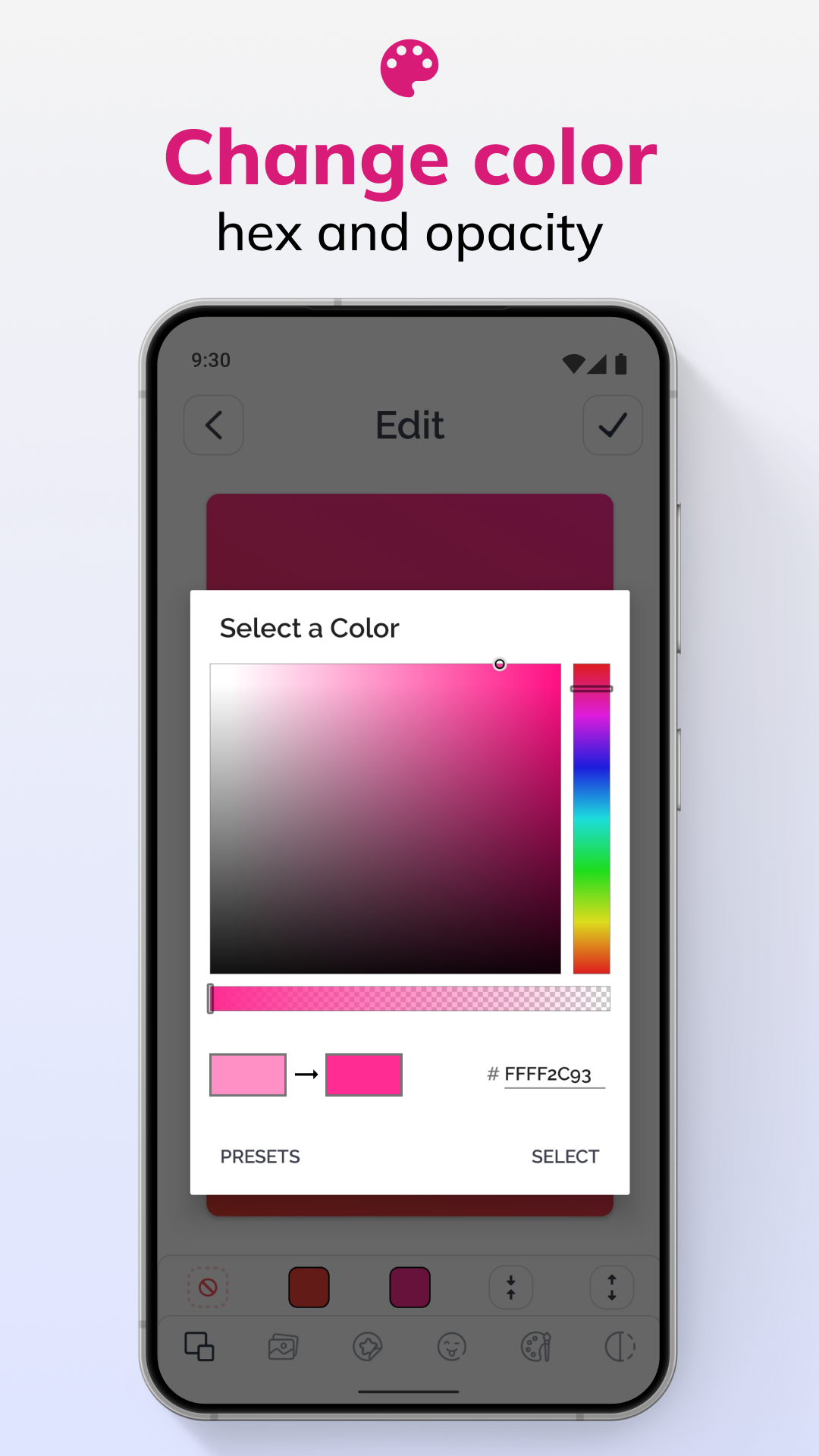 اسکرین شات 3 برنامه Pure Solid Color Wallpapers