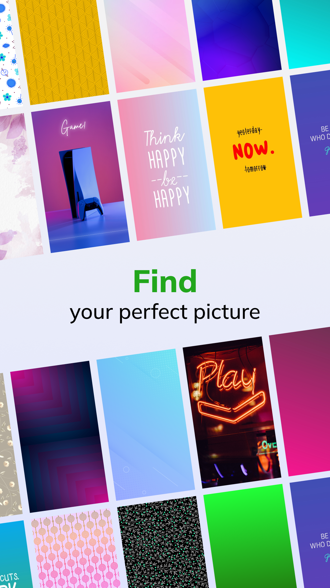 اسکرین شات 5 برنامه Pure Solid Color Wallpapers