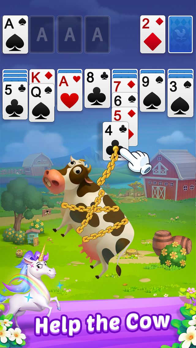 اسکرین شات 4 بازی Solitaire - My Farm Friends