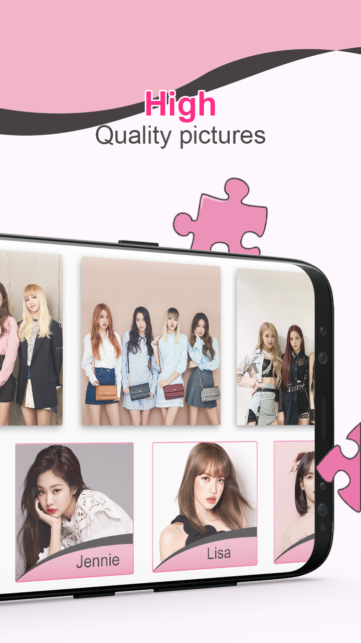 اسکرین شات 2 بازی BlackPink Jigsaw Puzzle Game
