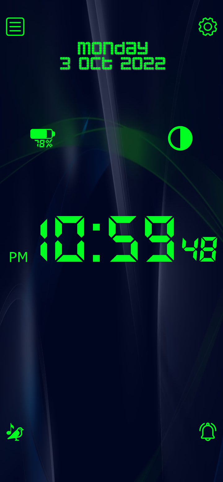 اسکرین شات 2 برنامه Amazing Alarm Clock