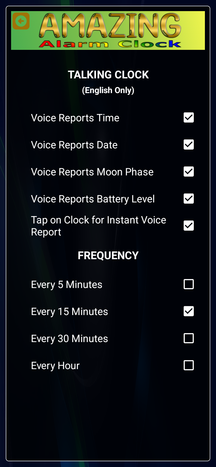اسکرین شات 7 برنامه Amazing Alarm Clock