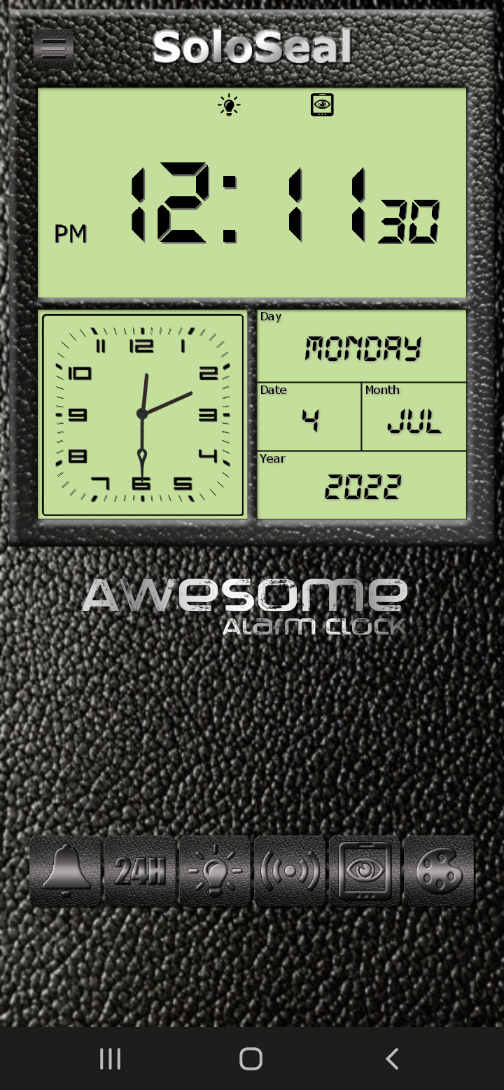 اسکرین شات 6 برنامه Awesome Alarm Clock