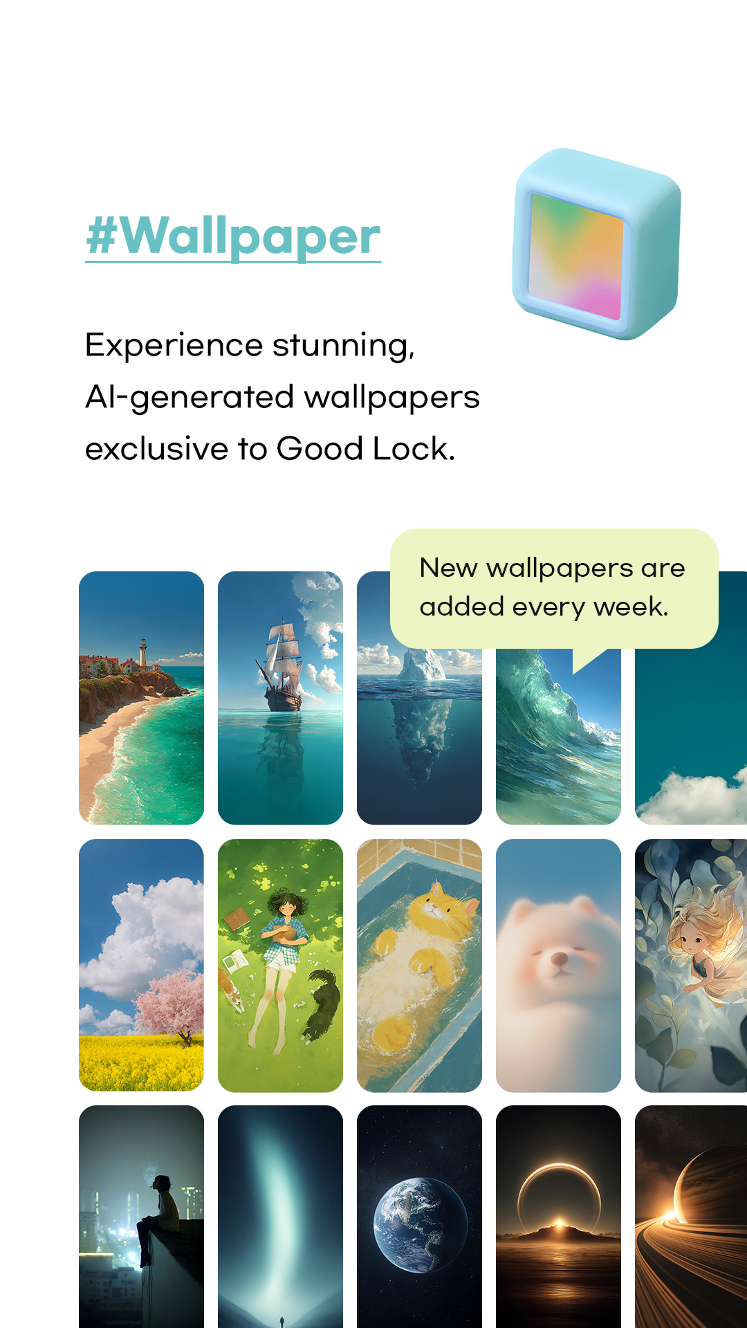 اسکرین شات 3 برنامه Good Lock : Custom Lock Screen