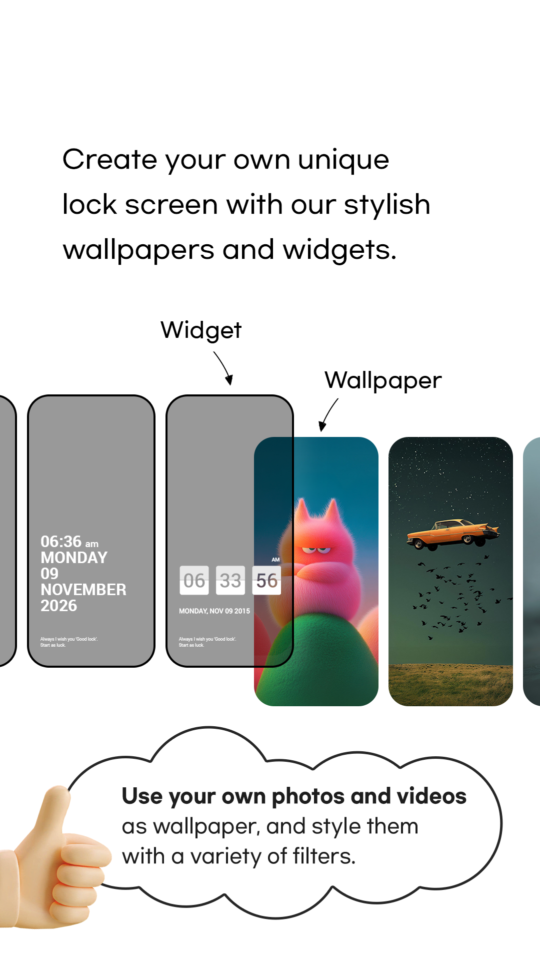 اسکرین شات 3 برنامه Good Lock : Custom Lock Screen