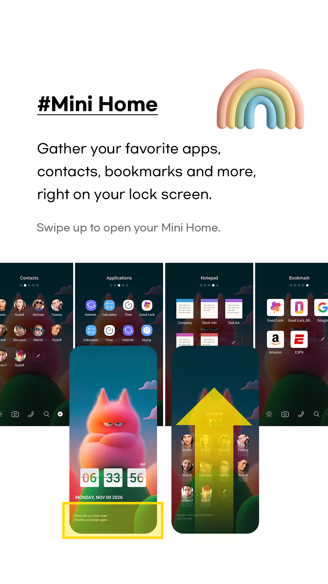 اسکرین شات 8 برنامه Good Lock : Custom Lock Screen