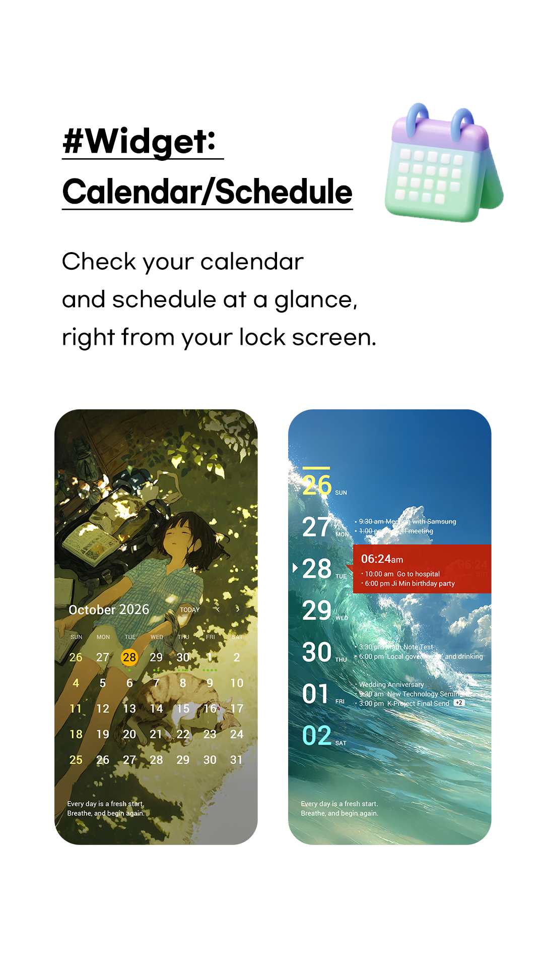 اسکرین شات 6 برنامه Good Lock : Custom Lock Screen