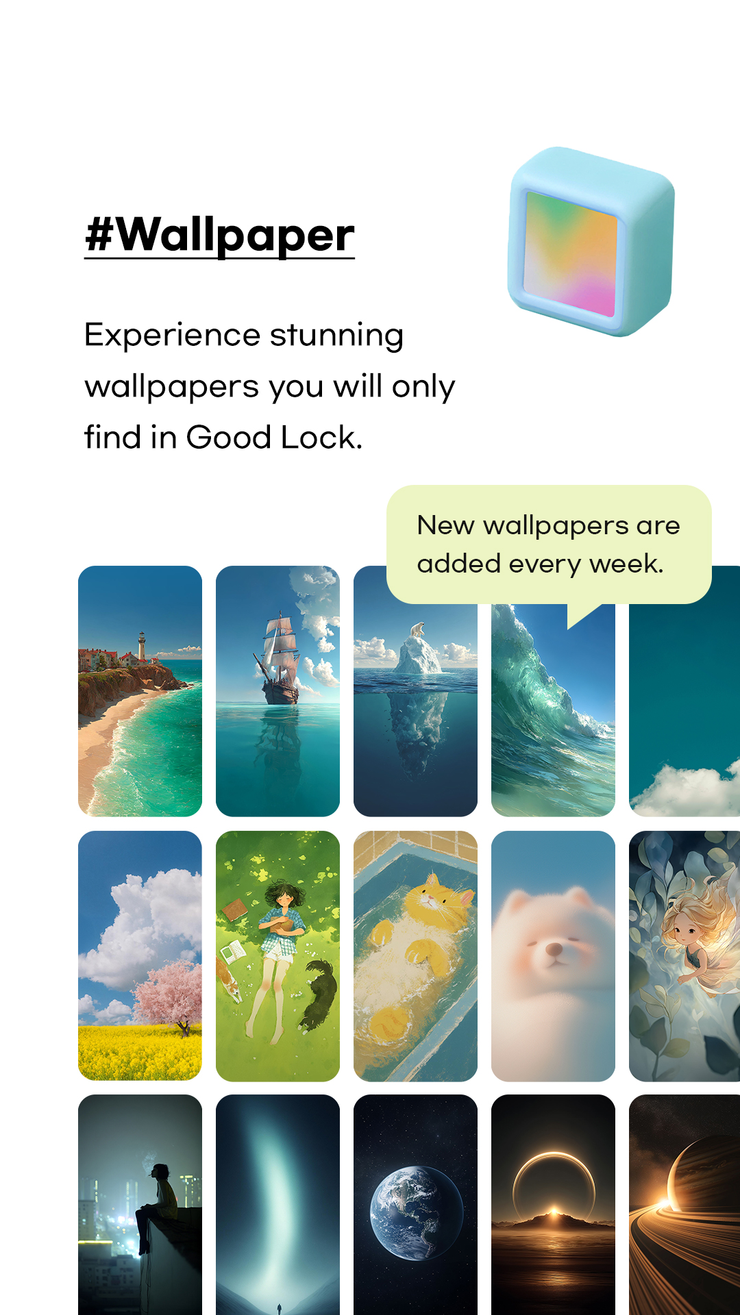 اسکرین شات 4 برنامه Good Lock : Custom Lock Screen