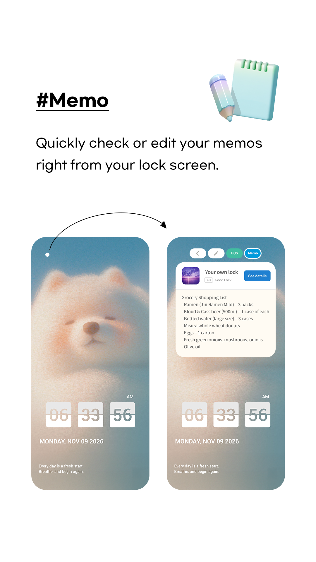 اسکرین شات 7 برنامه Good Lock : Custom Lock Screen