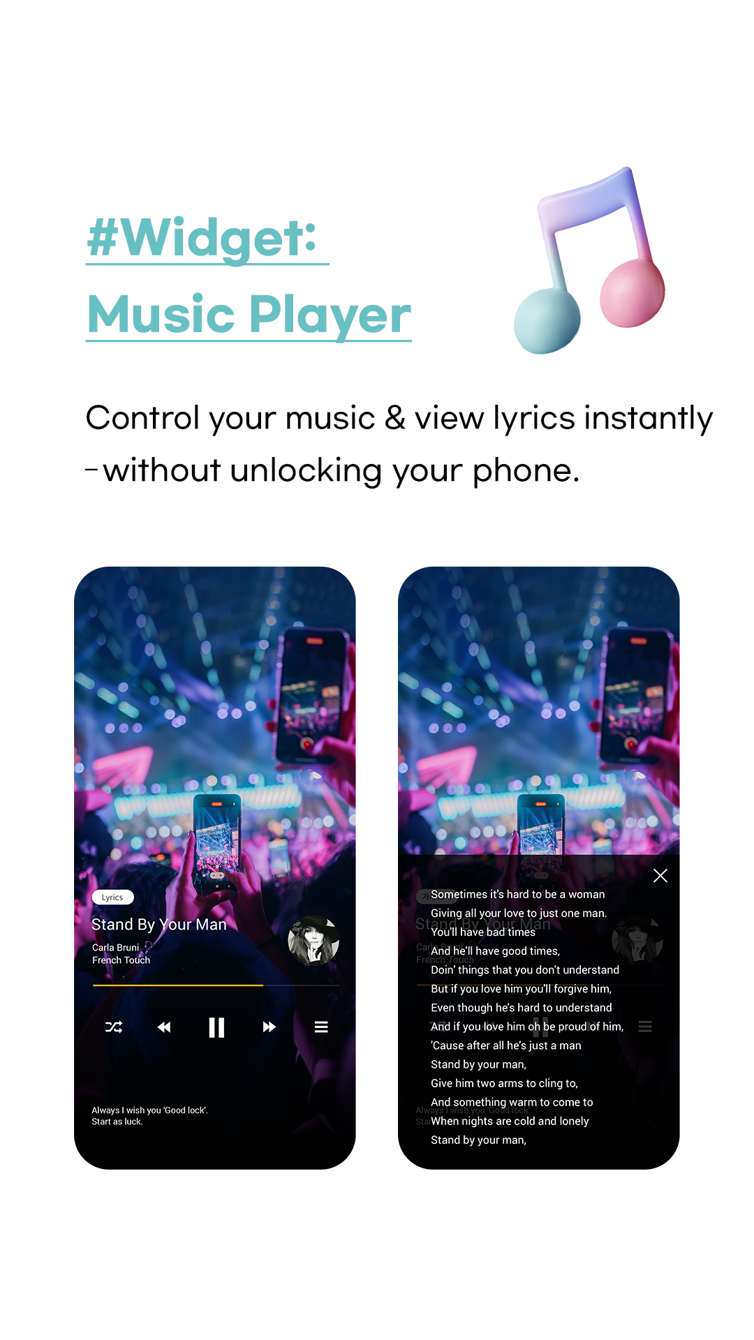 اسکرین شات 6 برنامه Good Lock : Custom Lock Screen
