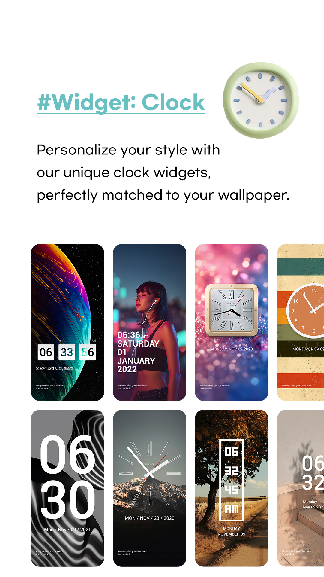 اسکرین شات 4 برنامه Good Lock : Custom Lock Screen