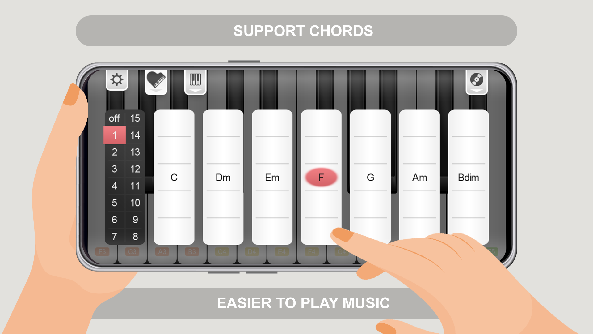 اسکرین شات 4 برنامه My Piano Phone