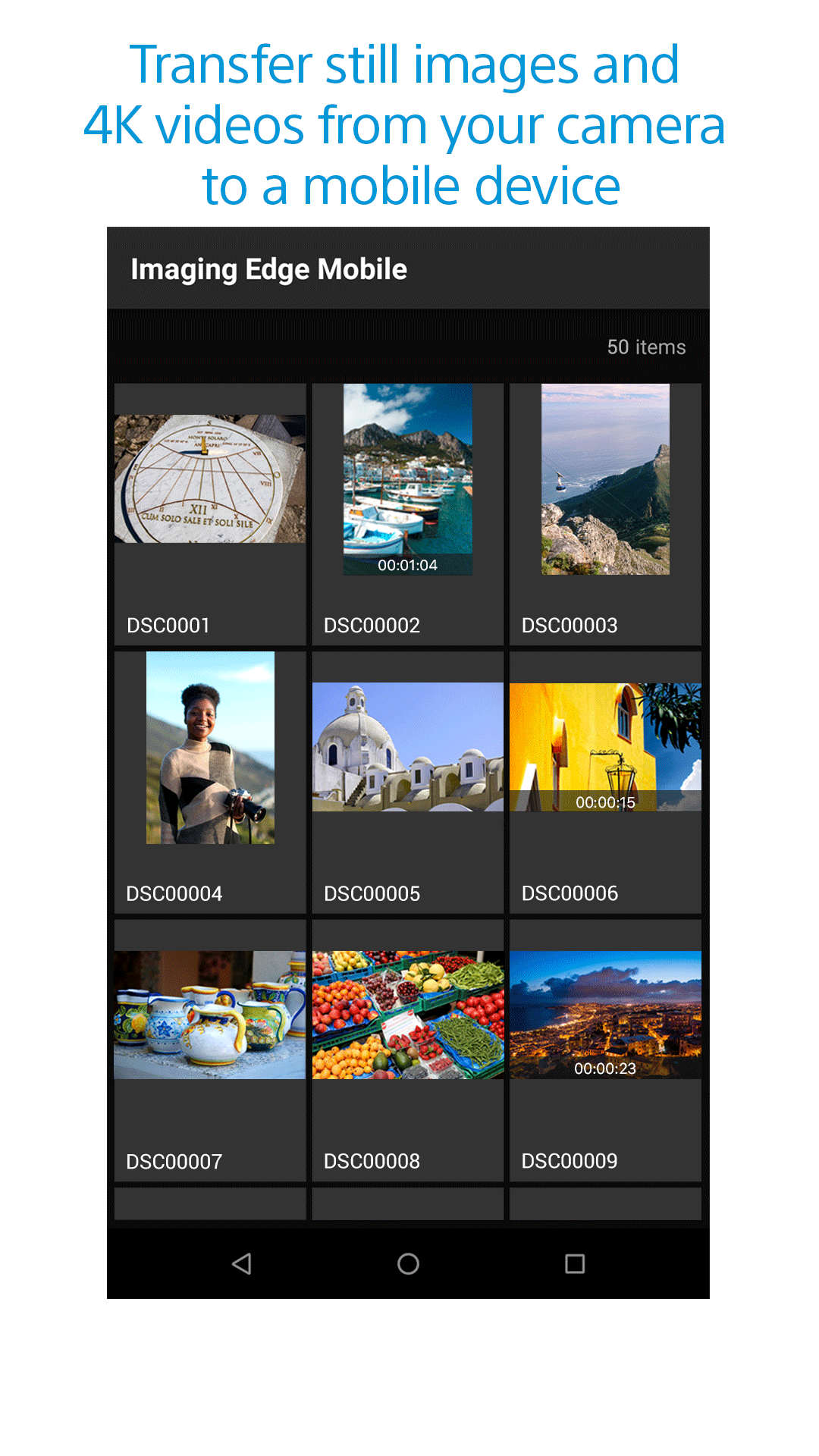 اسکرین شات 1 برنامه Sony | Imaging Edge Mobile