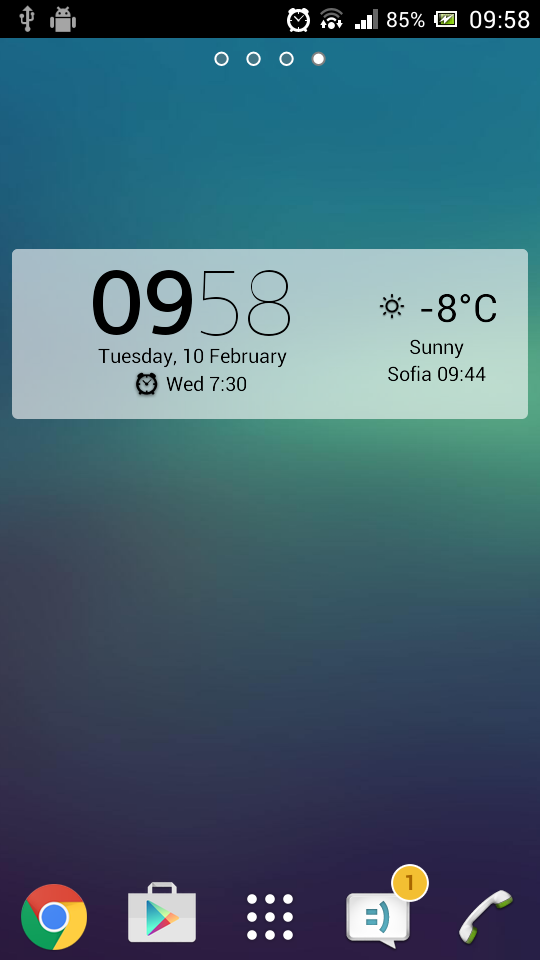 اسکرین شات 7 برنامه Digital Clock & Weather Widget