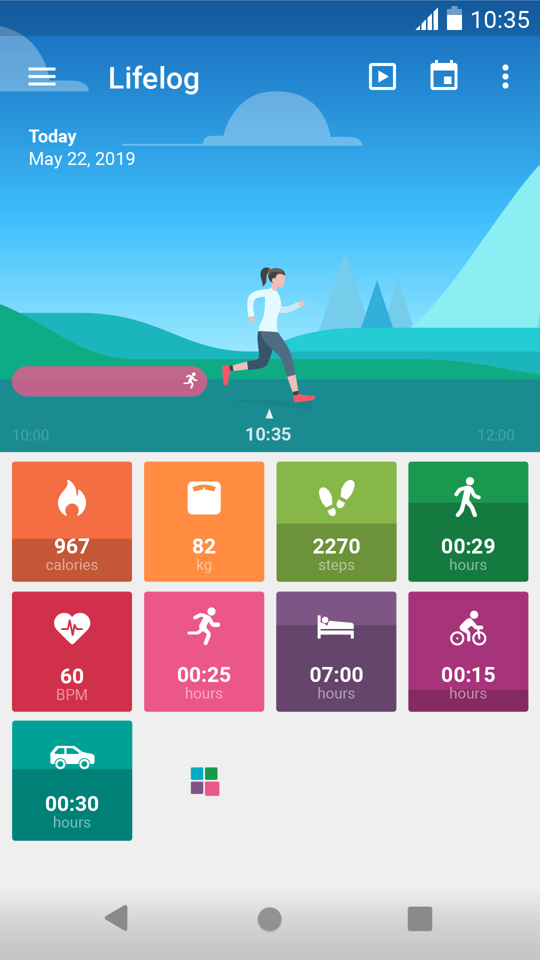 اسکرین شات 1 برنامه Lifelog