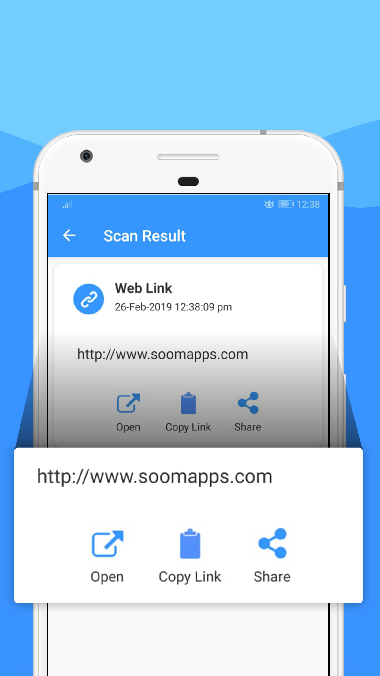 اسکرین شات 3 برنامه QR Code Scanner - WeScan