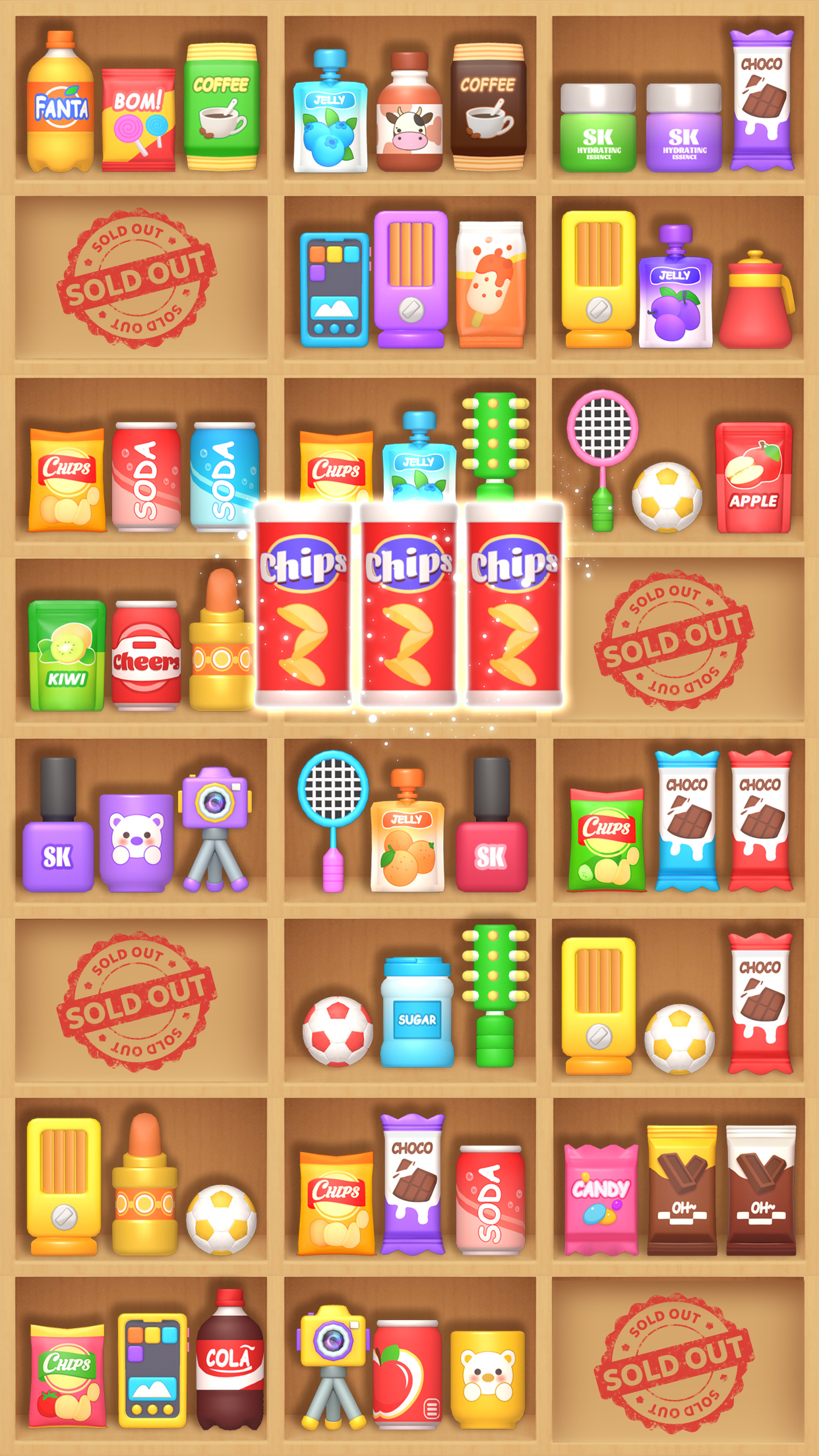 اسکرین شات 2 بازی Sort Match™:3D Goods Puzzle