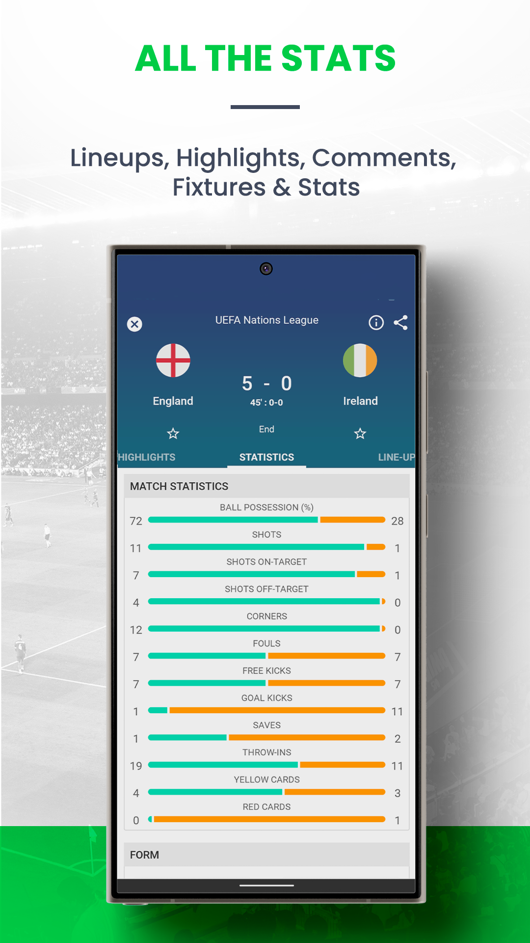 اسکرین شات 4 برنامه SKORES - Live Soccer Scores
