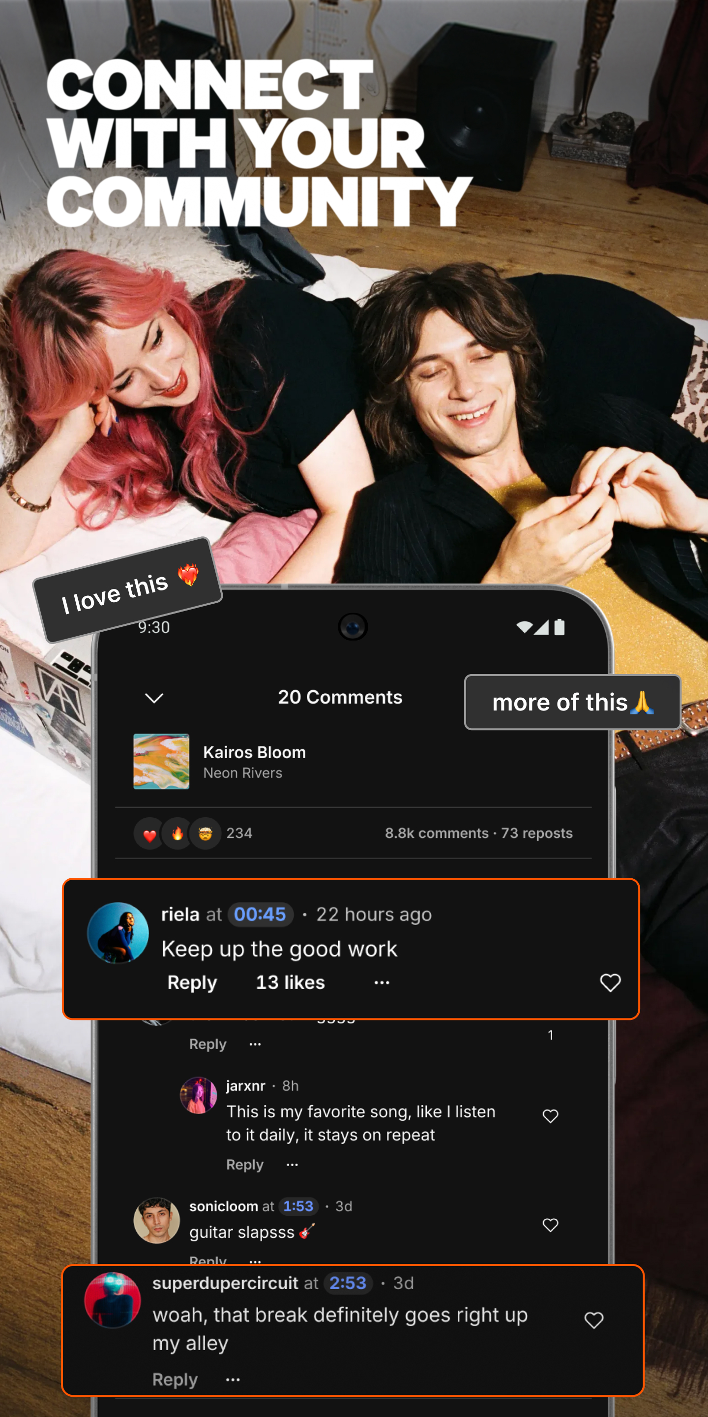 اسکرین شات 6 برنامه SoundCloud: Discover Music