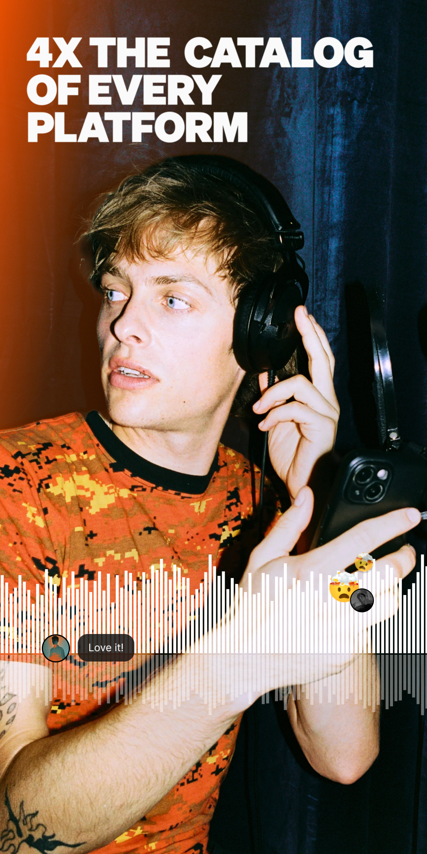 اسکرین شات 3 برنامه SoundCloud: Discover Music