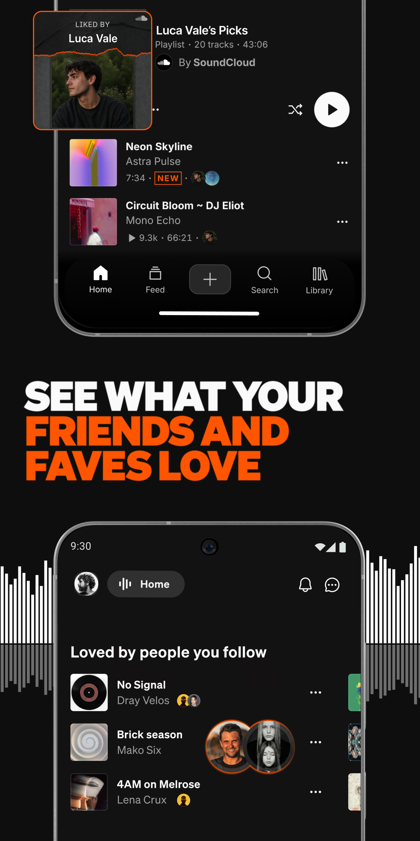 اسکرین شات 4 برنامه SoundCloud: Discover Music