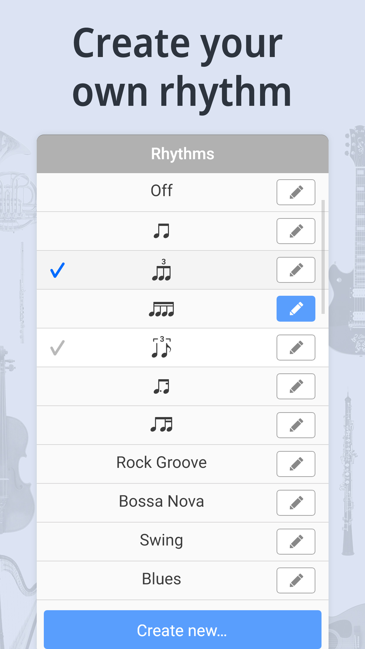 اسکرین شات 7 برنامه Tuner & Metronome