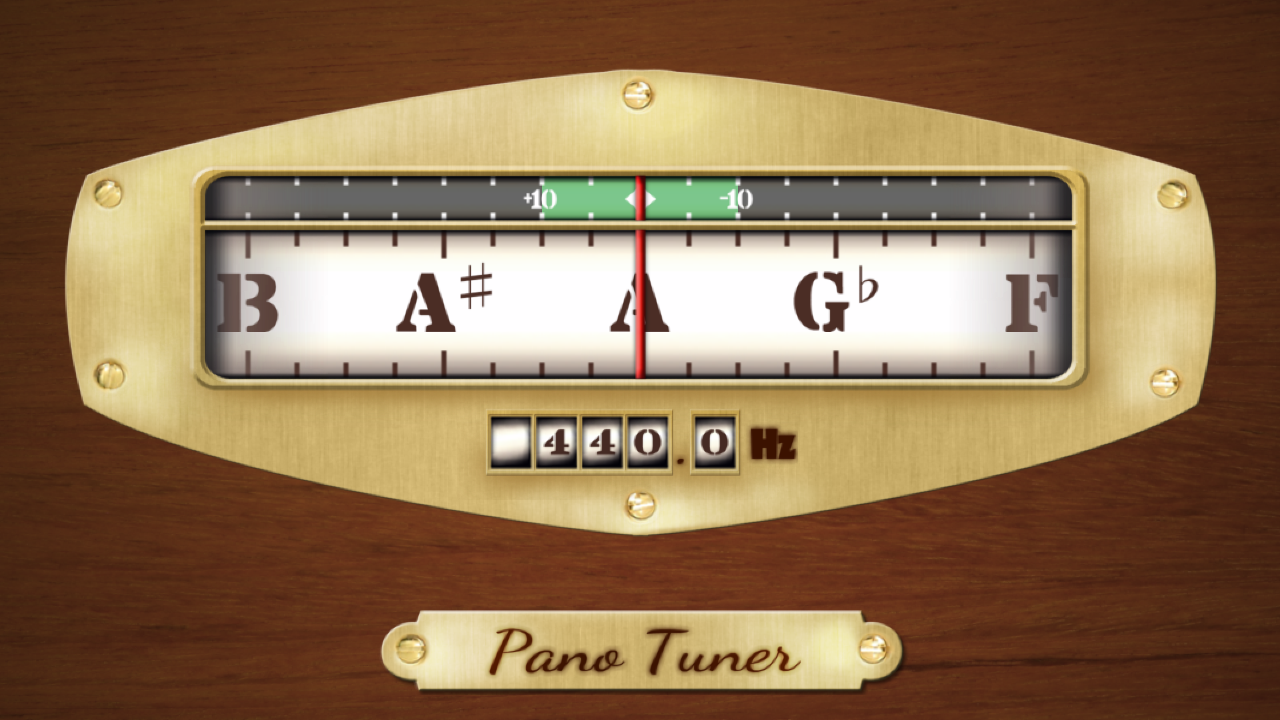 اسکرین شات 2 برنامه Pano Tuner - Chromatic Tuner