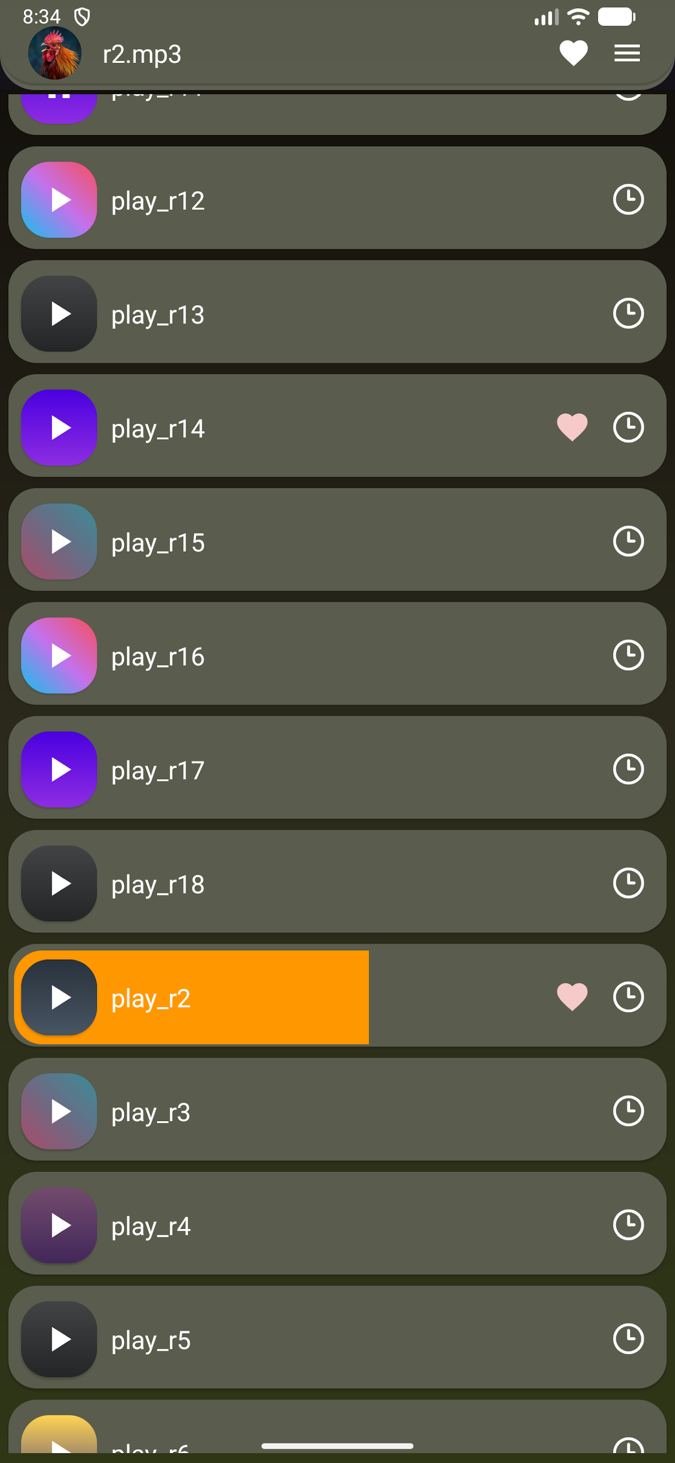 اسکرین شات 5 برنامه Rooster Sounds