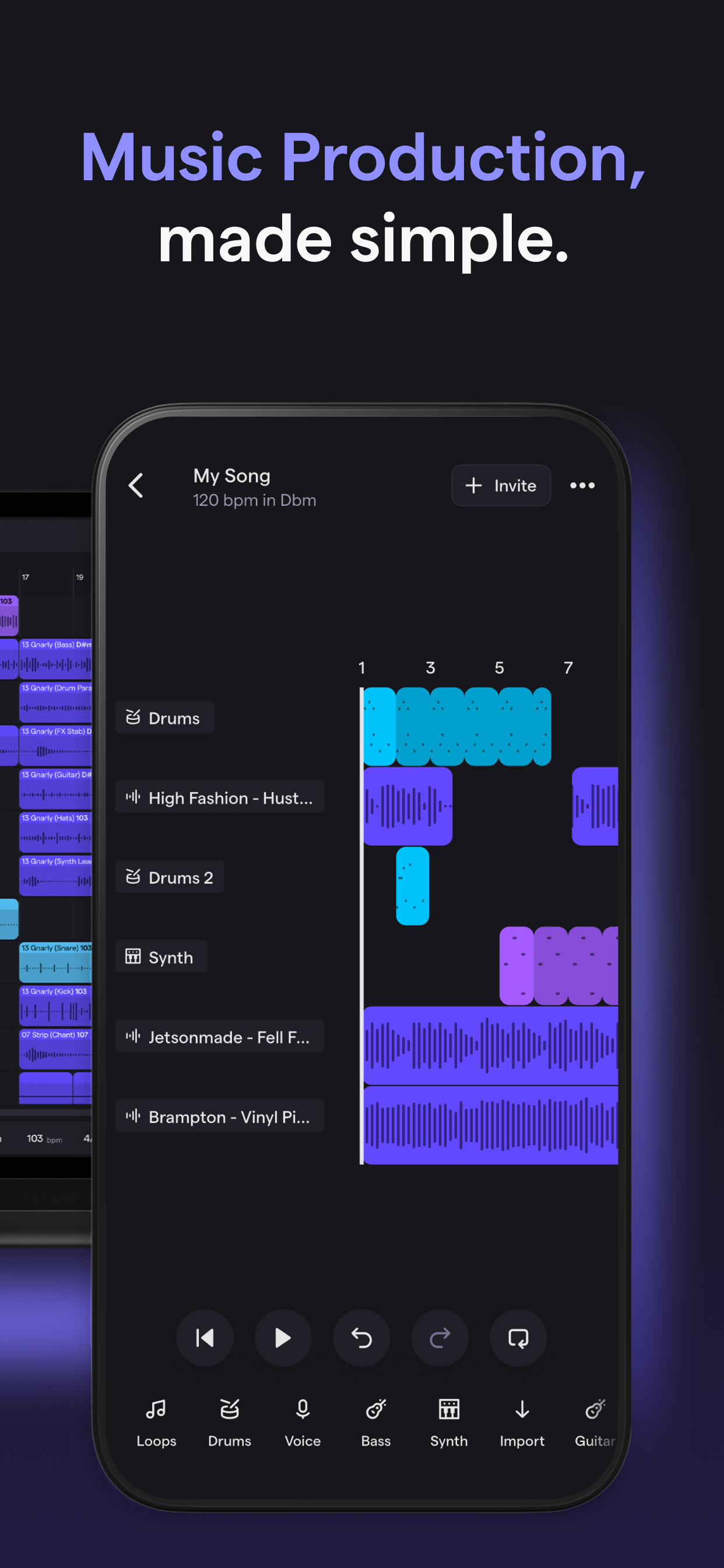 اسکرین شات 2 برنامه Soundtrap: Music Making Studio