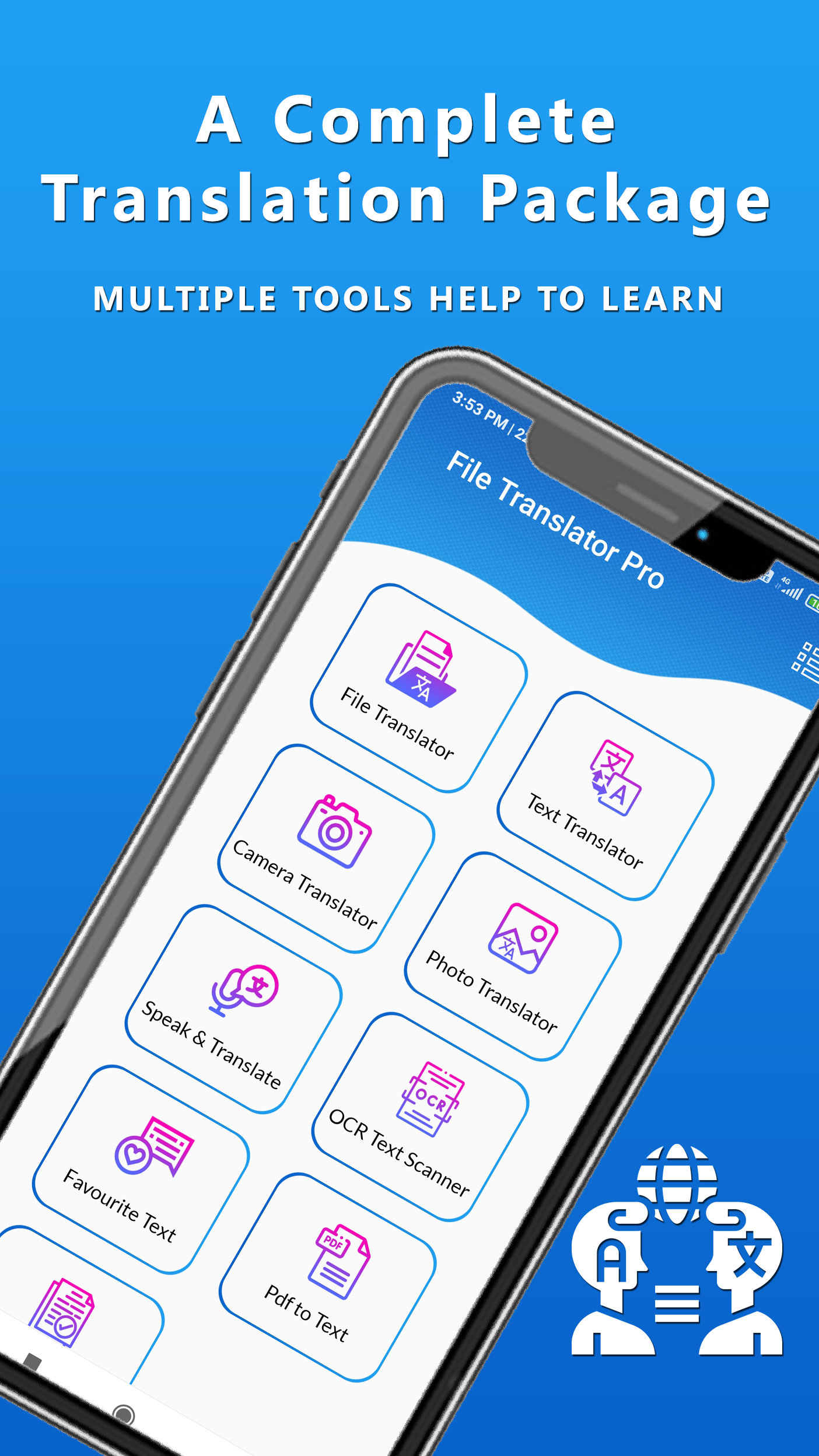 اسکرین شات 1 برنامه File Translator : PDF Translat