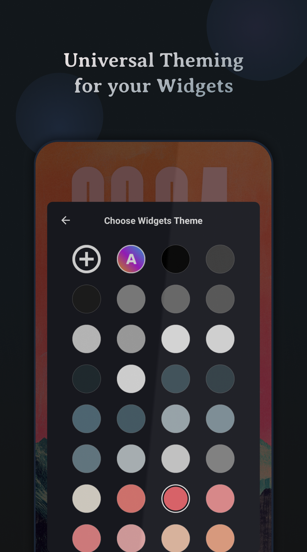 اسکرین شات 5 برنامه Muviz Widgets: Clock, Music.,
