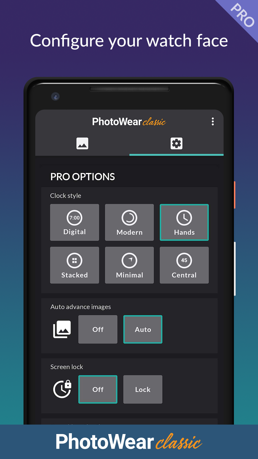 اسکرین شات 6 برنامه PhotoWear Classic Watch Face