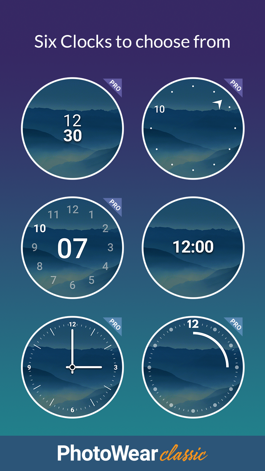 اسکرین شات 7 برنامه PhotoWear Classic Watch Face