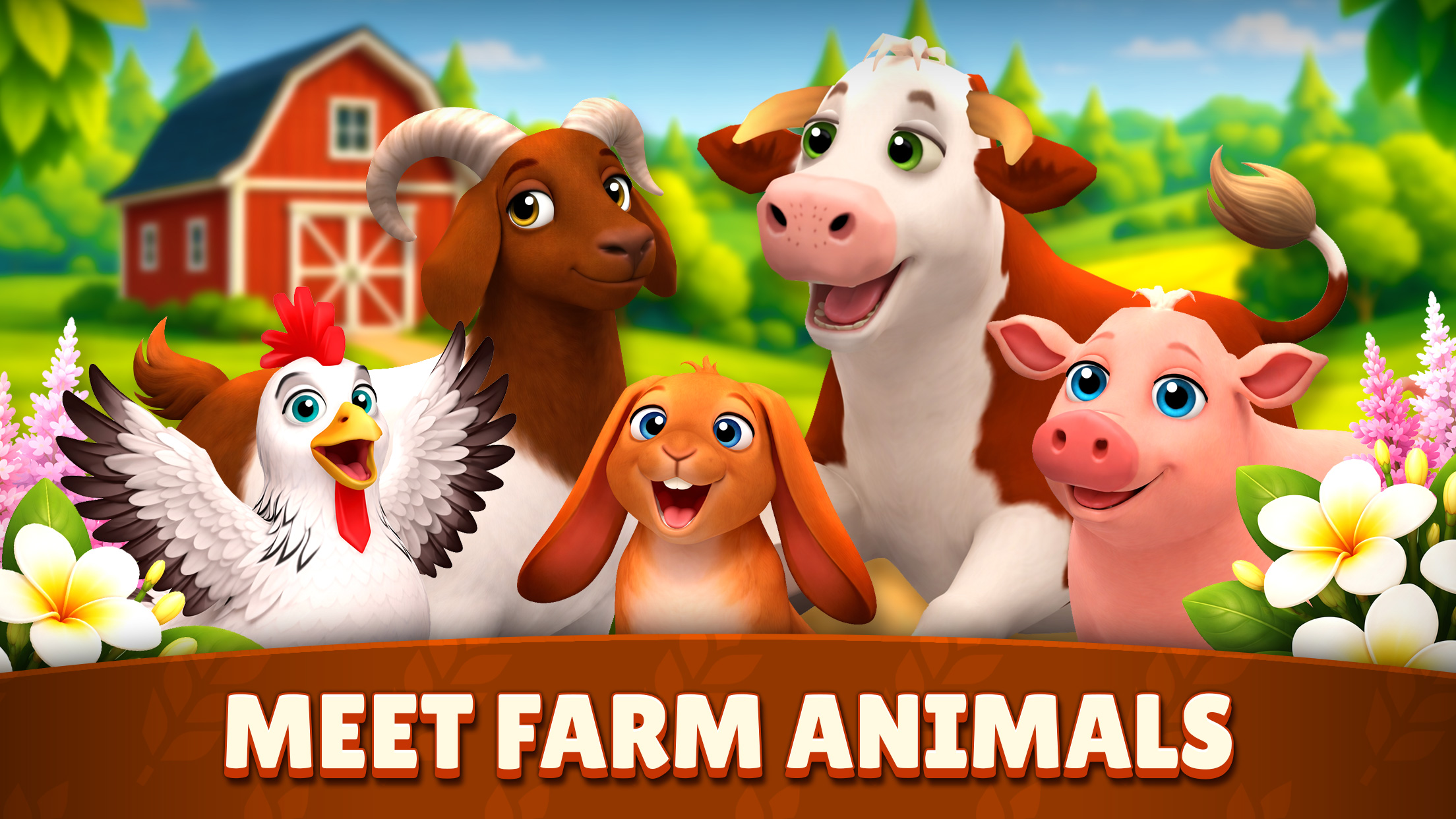 اسکرین شات 1 بازی Animal Farm Life: Town Farming