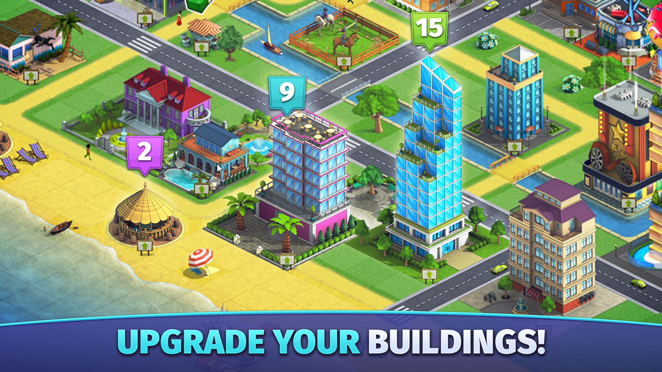 اسکرین شات 6 بازی City Island 2: Offline Builder