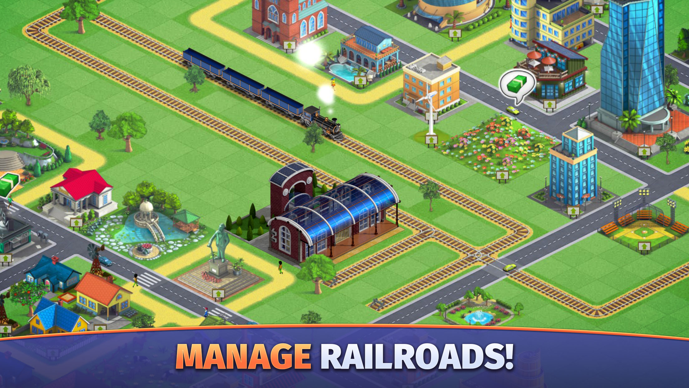 اسکرین شات 3 بازی City Island 2: Offline Builder